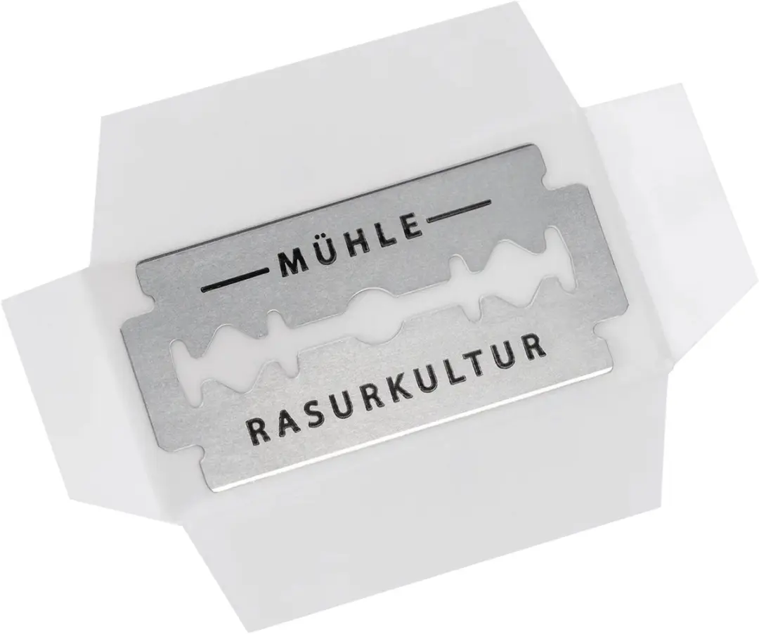 Mühle Double Edge Bladen - 200 Stuks - Grijs