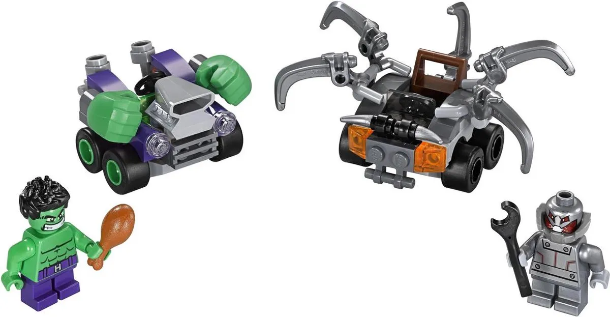 LEGO Super Heroes Mighty Micros Hulk vs. Ultron 76066 - 80 Stukken