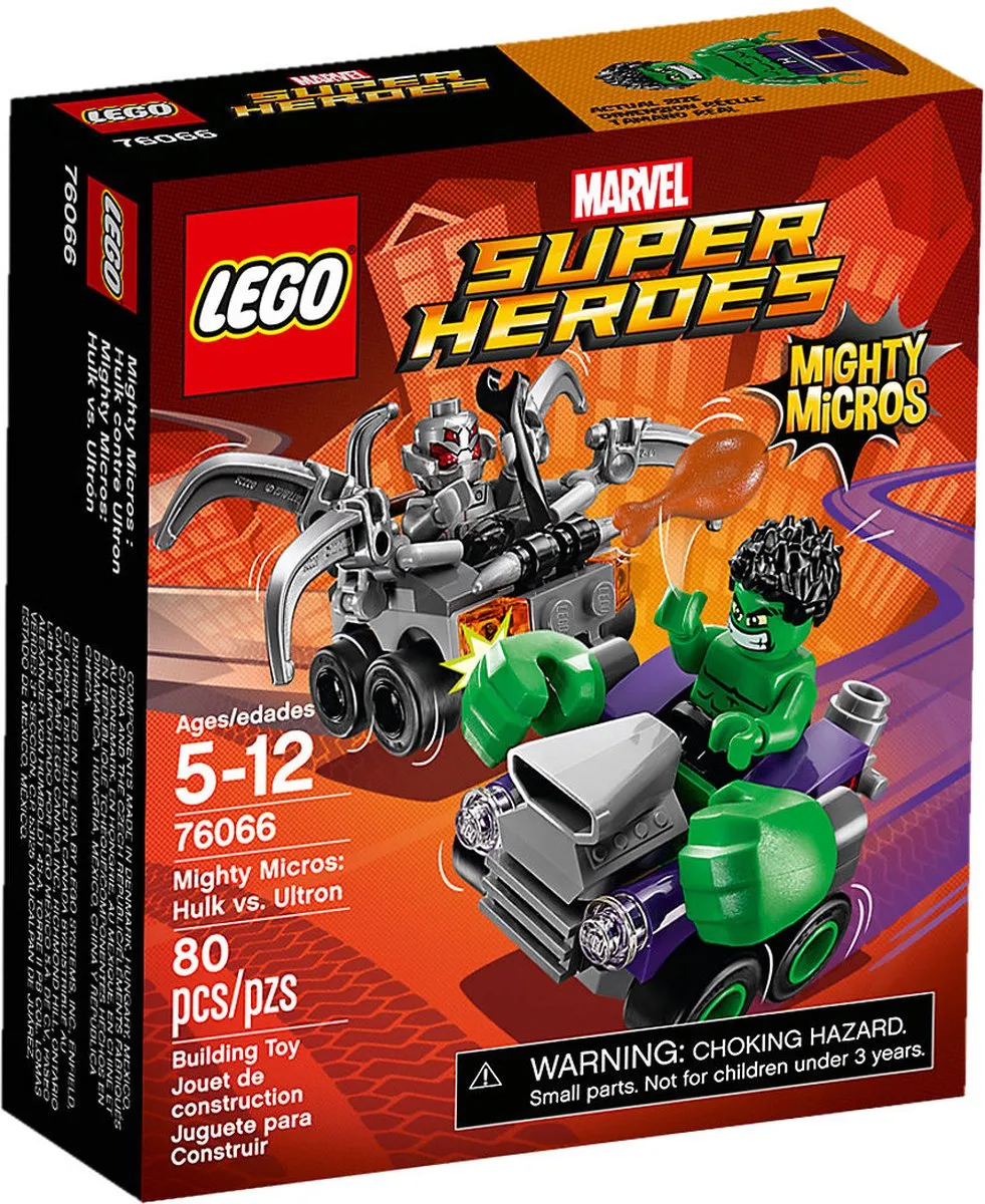 LEGO Super Heroes Mighty Micros Hulk vs. Ultron 76066