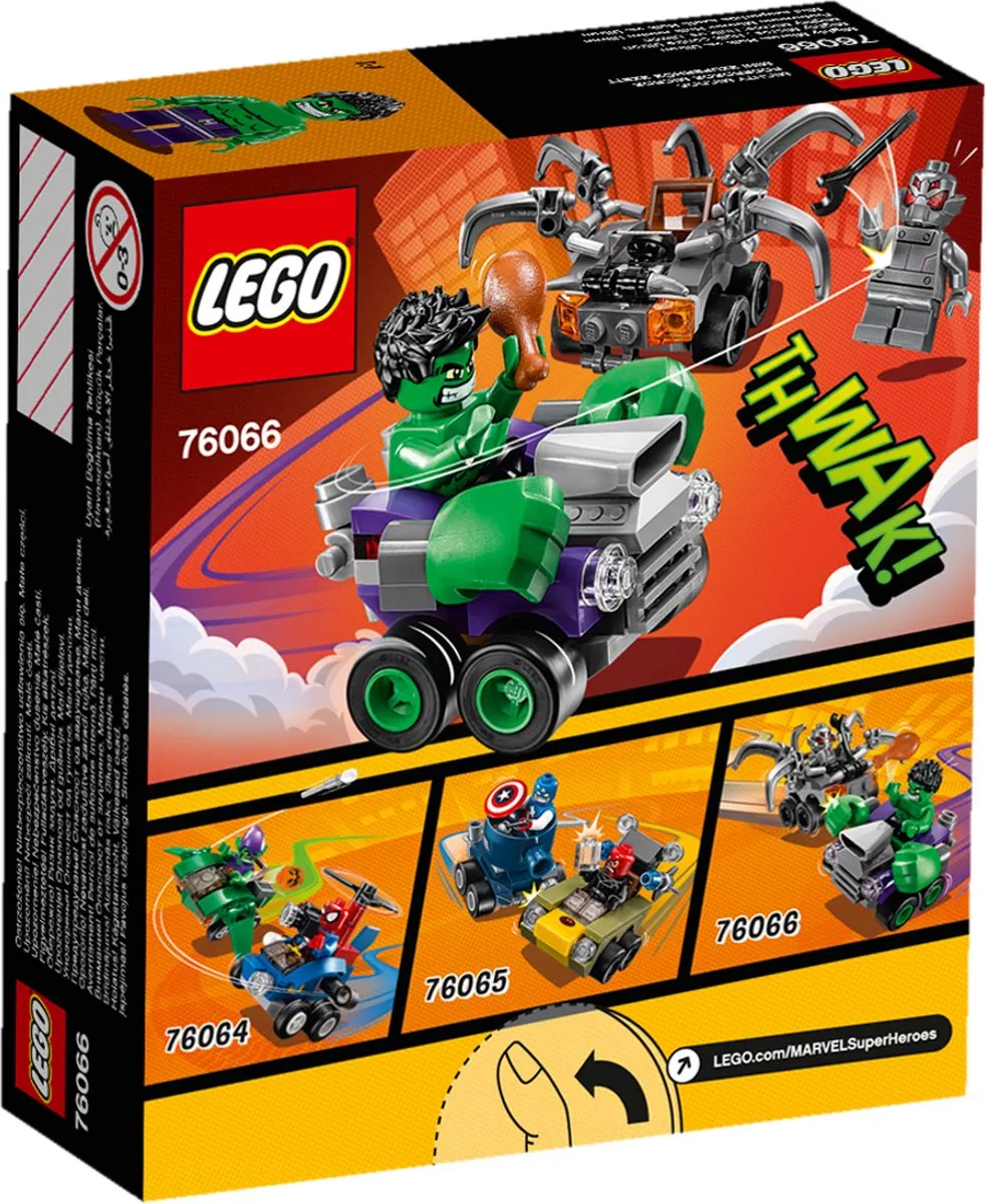 LEGO Super Heroes Mighty Micros Hulk vs. Ultron 76066 - 80 Stukken