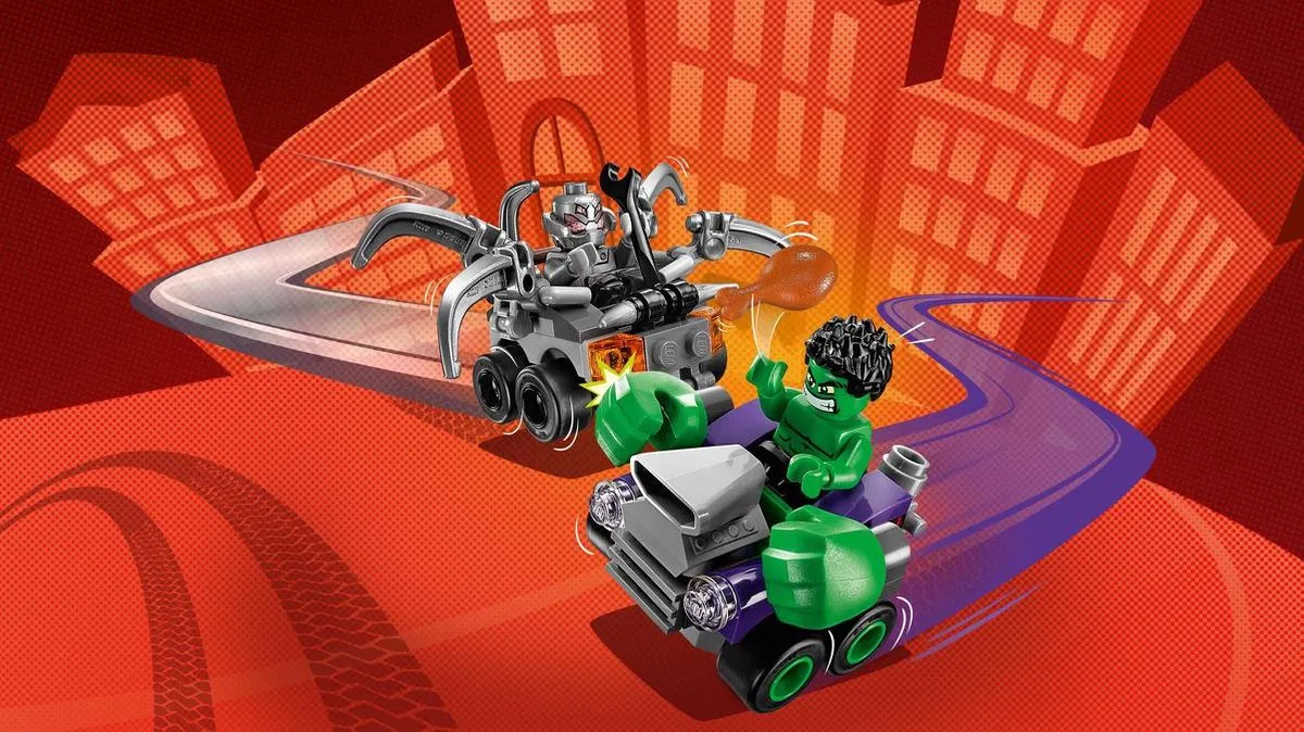 LEGO Super Heroes Mighty Micros Hulk vs. Ultron 76066 - 80 Stukken - afbeelding 6 van 6