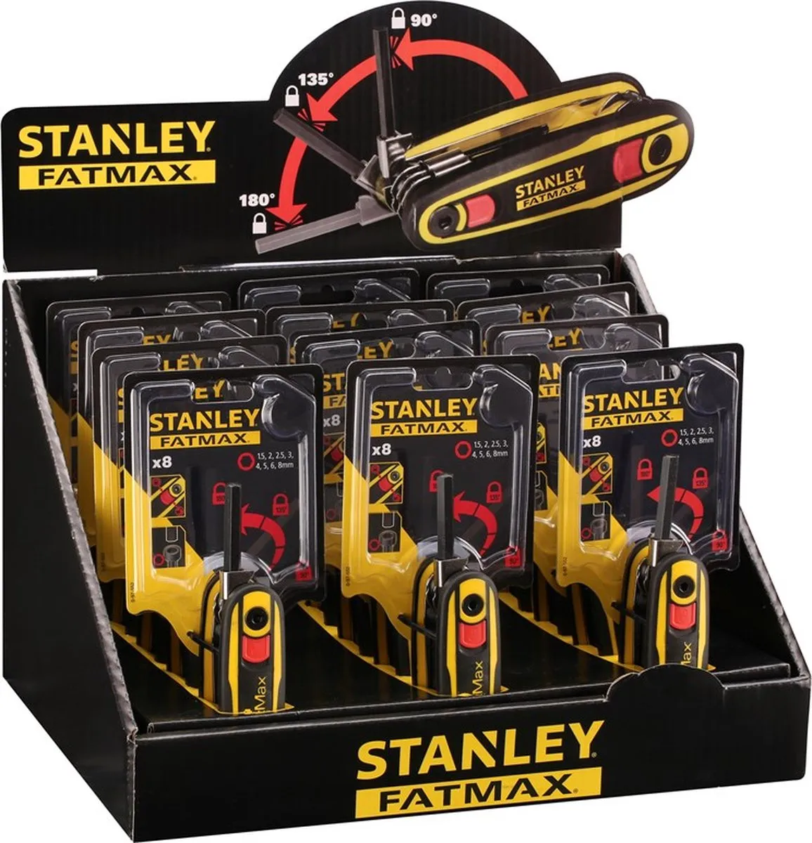 Stanley FatMax Stiftsleutelset 8-delig - 0-97-552
