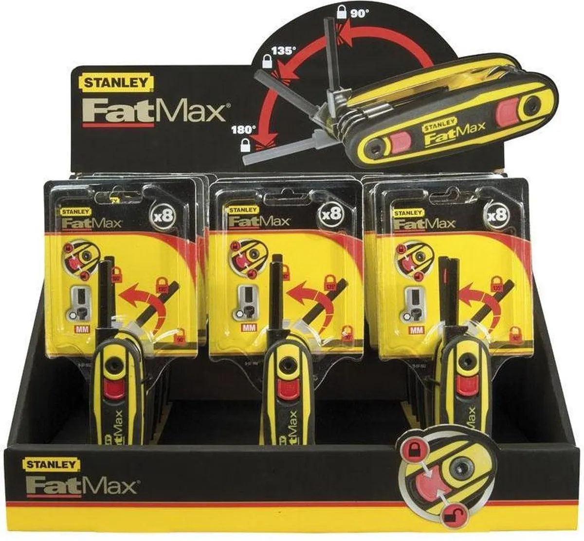 Stanley FatMax Stiftsleutelset 8-delig - 0-97-552