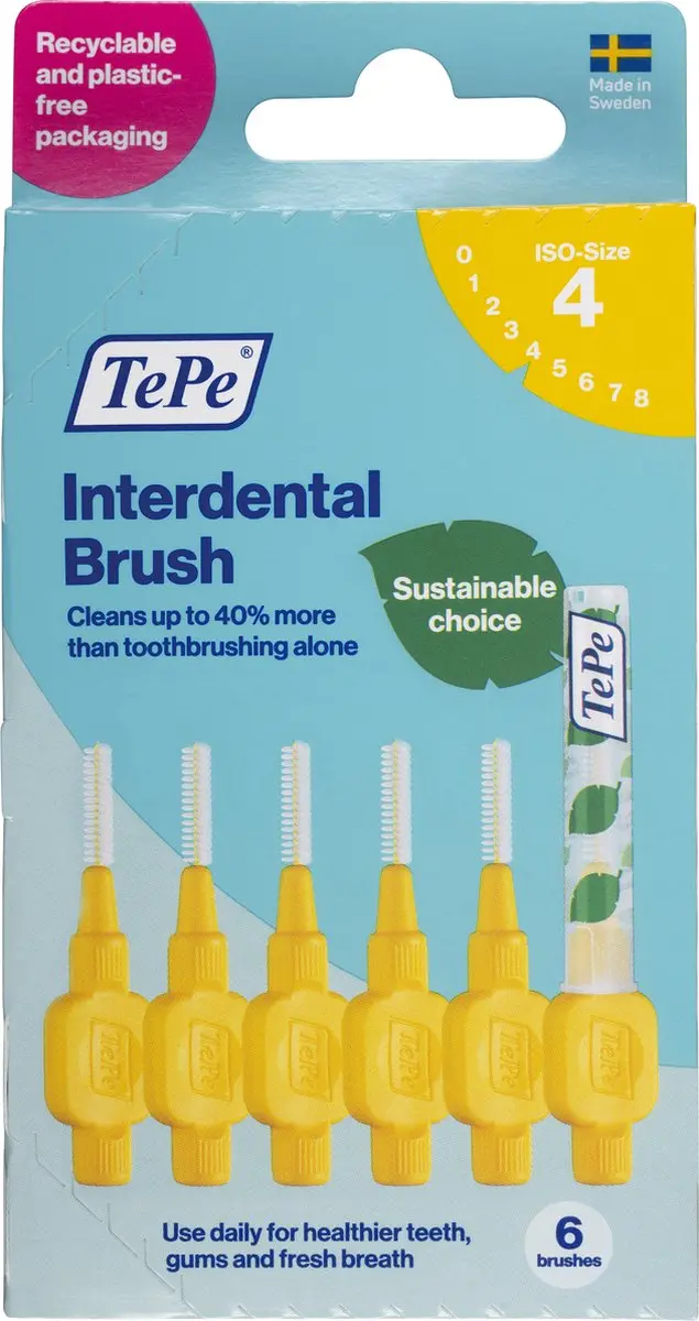 TePe Interdentale Ragers Geel ISO 4