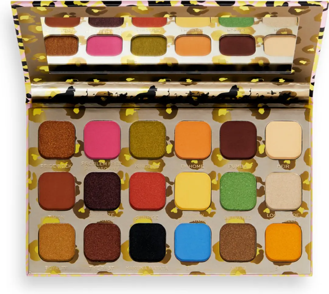 Makeup Revolution x Disney Lion King Hakuna Matata Oogschaduw Palette - 18 Kleuren