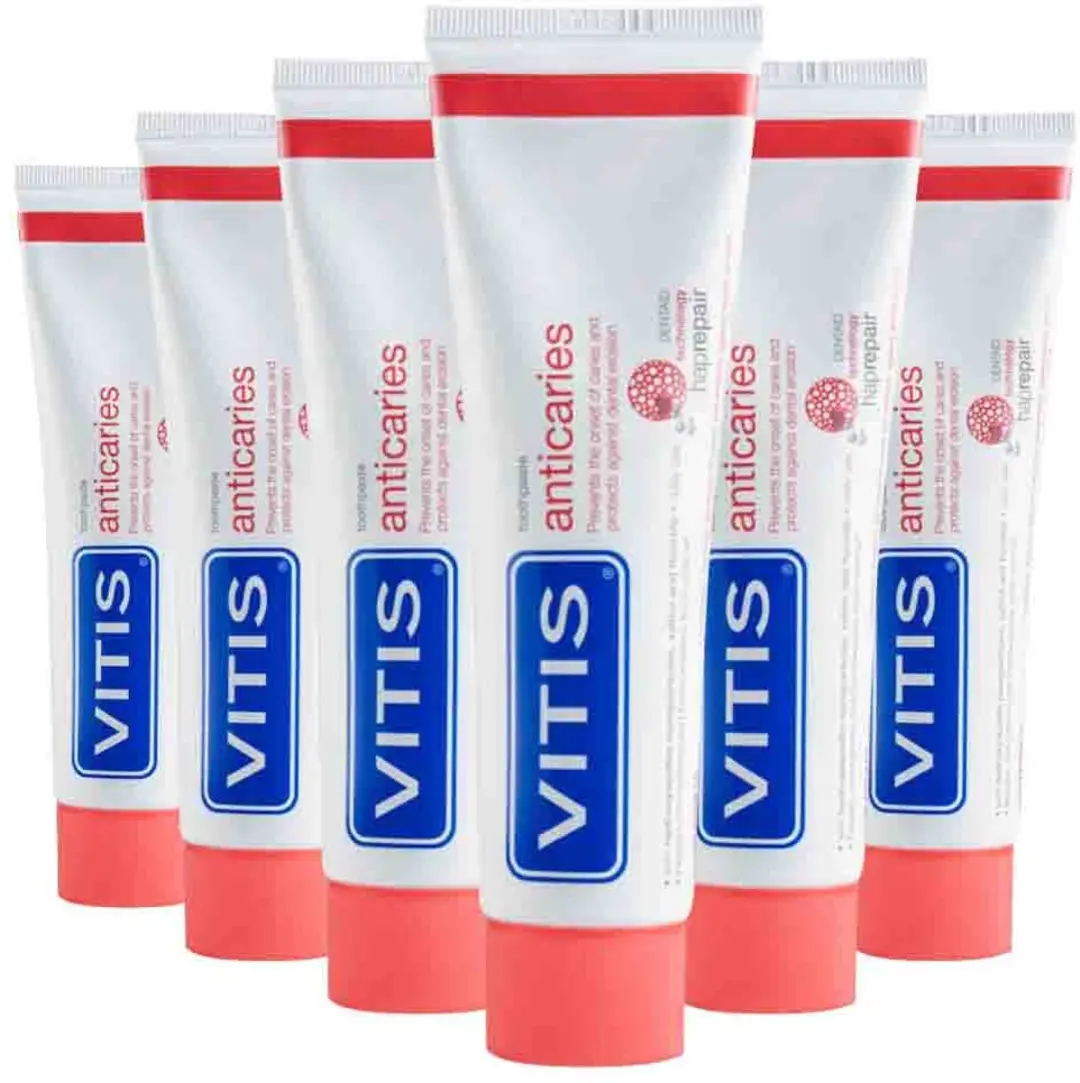 Vitis Tandpasta Anticaries 6x75ml