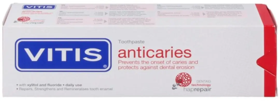 Vitis Tandpasta Anticaries 6x75ml