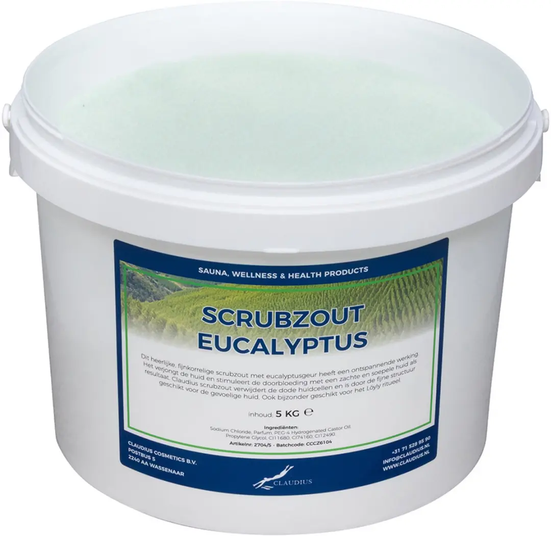 Splashbox Cosmetics Scrubzout Eucalyptus 5 kg