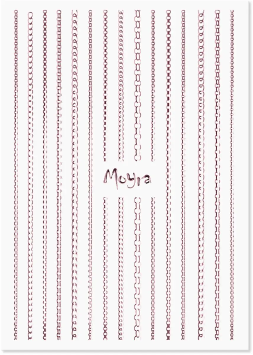 Moyra Nailart Strip Chain 03 Rose Gold