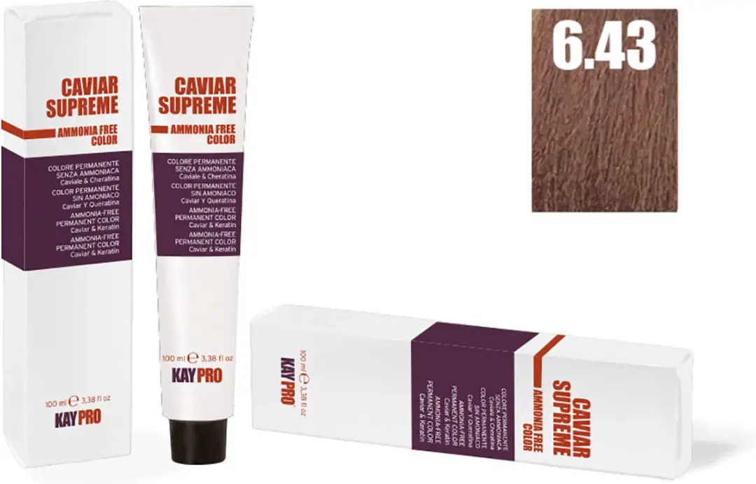 KayPro Caviar Supreme 6.43 Permanent Haarkleuring 100ml - Donker Blond