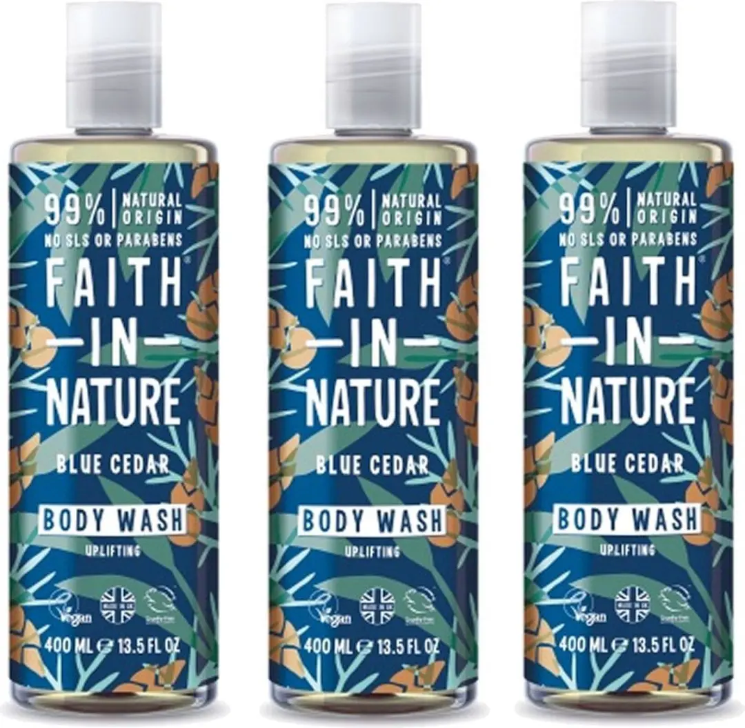 Faith In Nature Blue Cedar Body Wash 1200ml