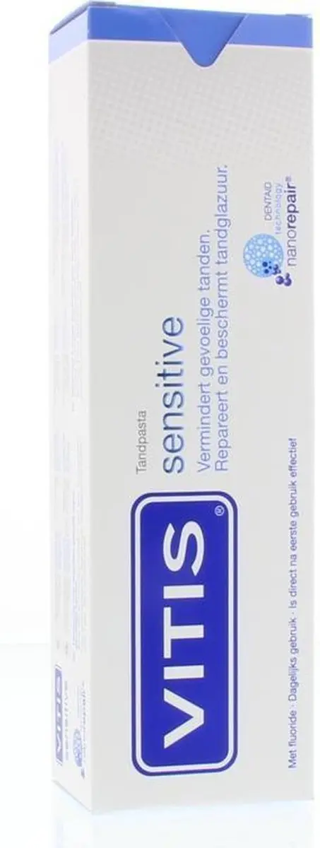 Vitis Tandpasta Sensitive 75ml - Fluoride