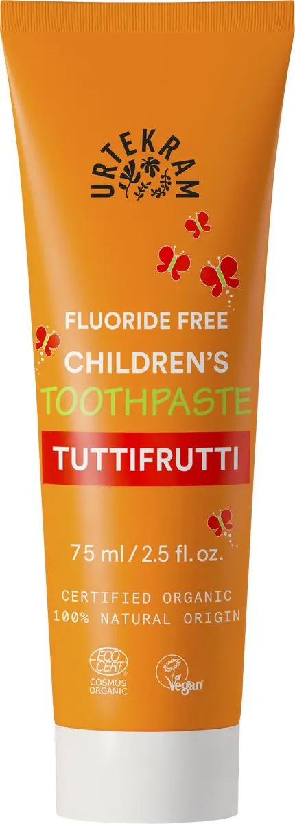 Urtekram Kinder Tandpasta Tutti Frutti Fluoridevrij 75ml