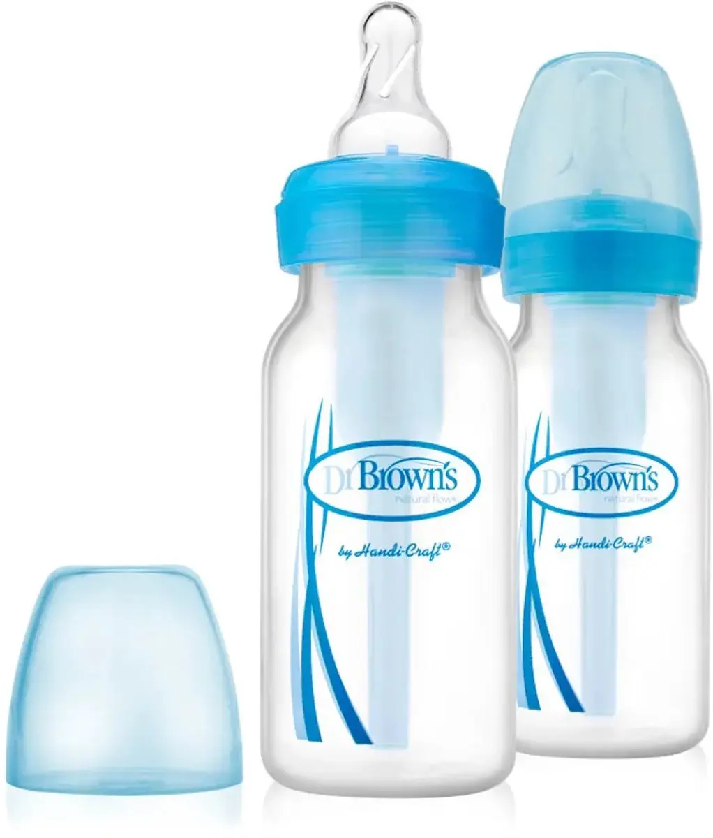 Dr. Brown's Standaardfles 120ml - Blauw - Duopack