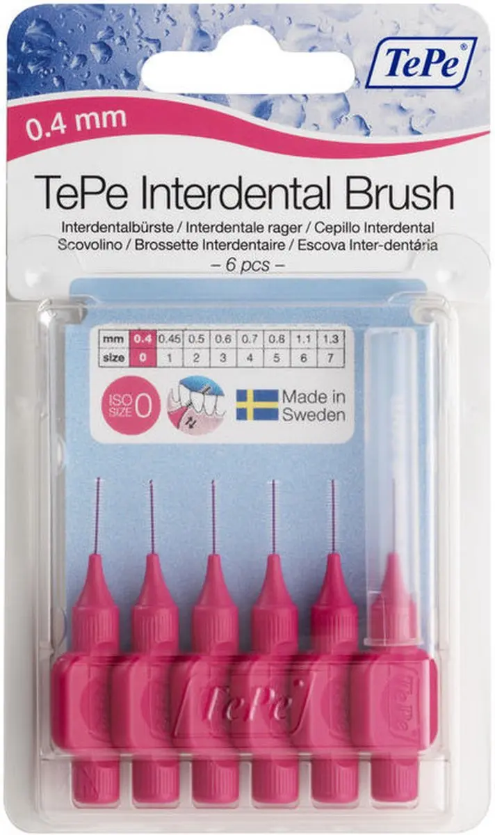 TePe Origineel Roze G2 Ragers - 6 Stuks