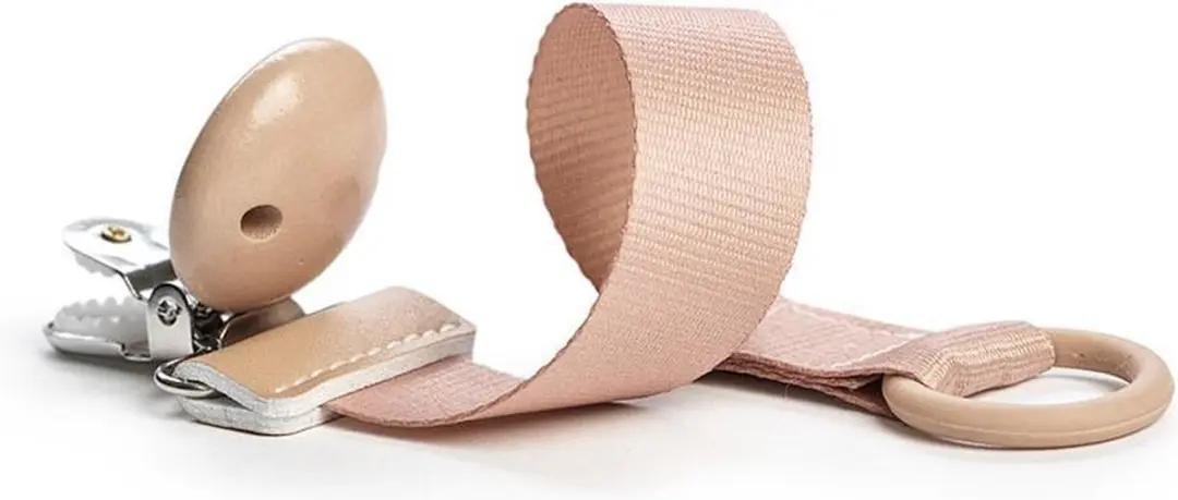 Elodie Fopspeenketting Hout - Blushing Pink