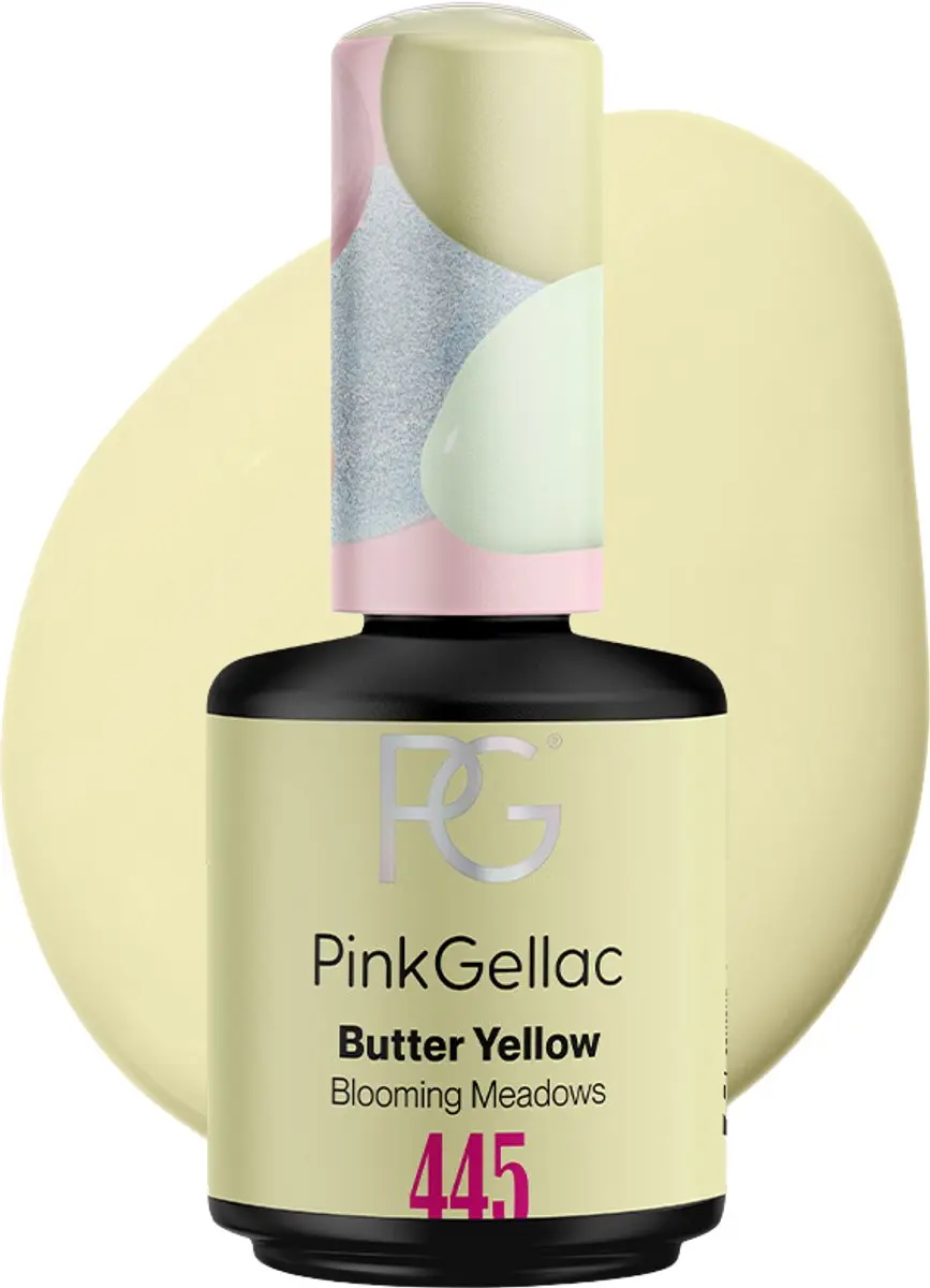 Pink Gellac Butter Yellow 445 Gellak 15ml