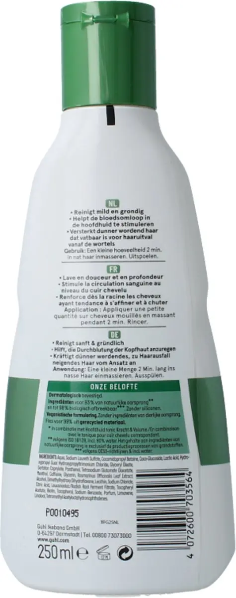 Guhl Kracht & Volume Shampoo 250ml