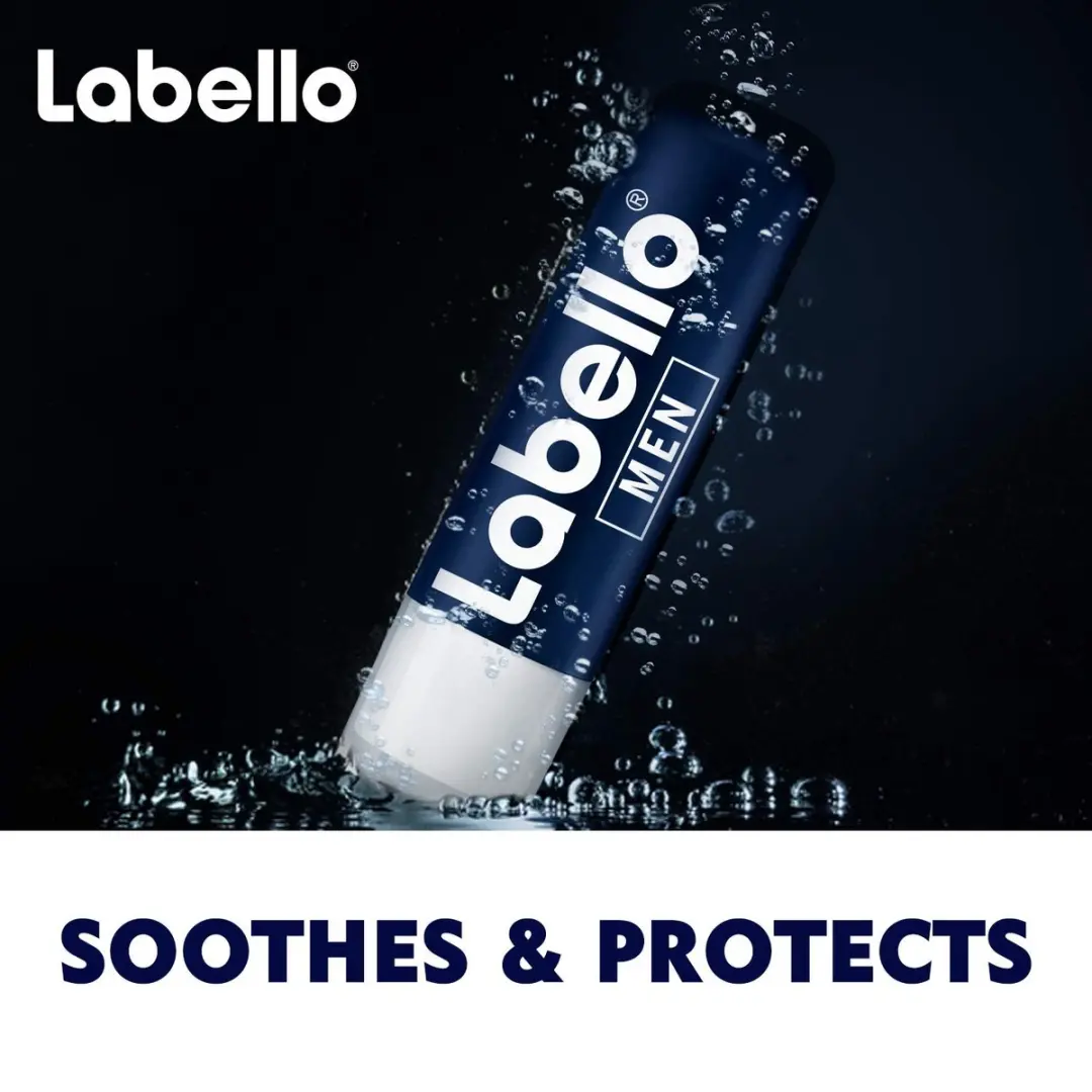 Labello Men Active Lippenbalsem SPF 15 - 4.8ml - Wit
