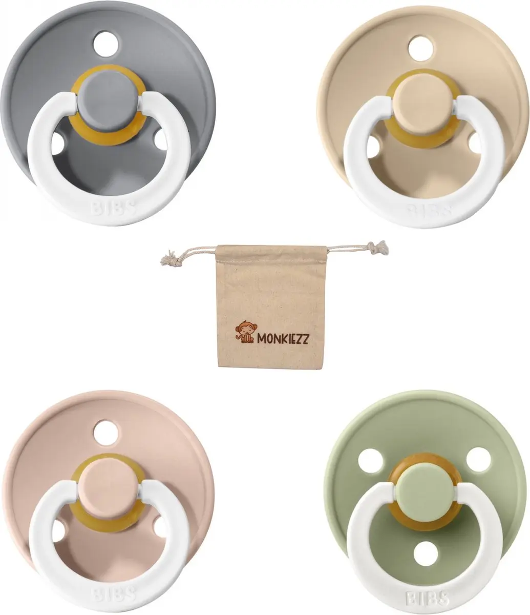 BIBS Glow Fopspenen Set 5 Stuks