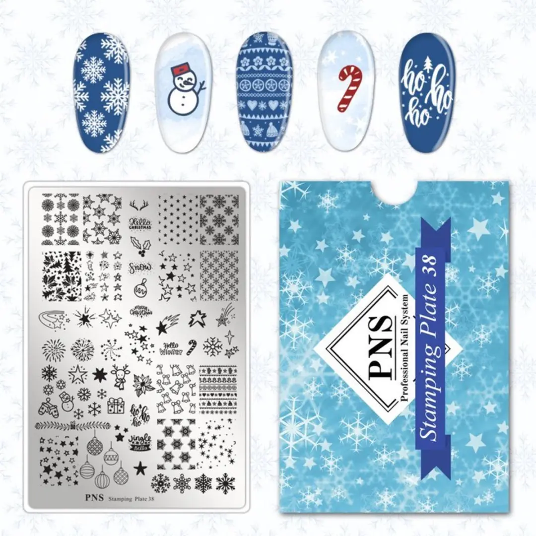 Korneliya PNS Stamping Plate 38 HELLO WINTER - 1ml