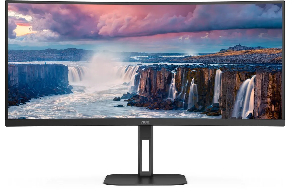 AOC V5 CU34V5C Curved Monitor 34 inch - QHD 100Hz - USB-C 65W