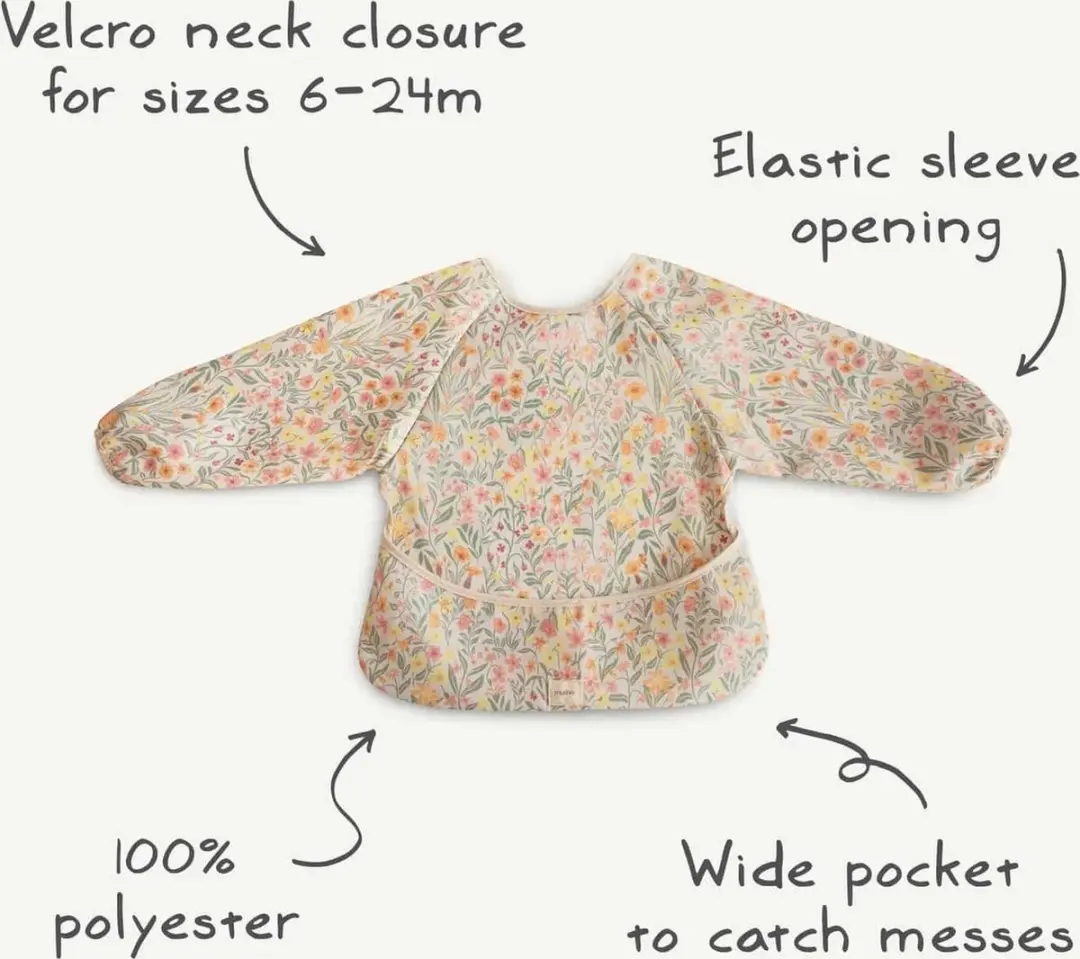 Mushie Slab met Mouwen - Blush Print