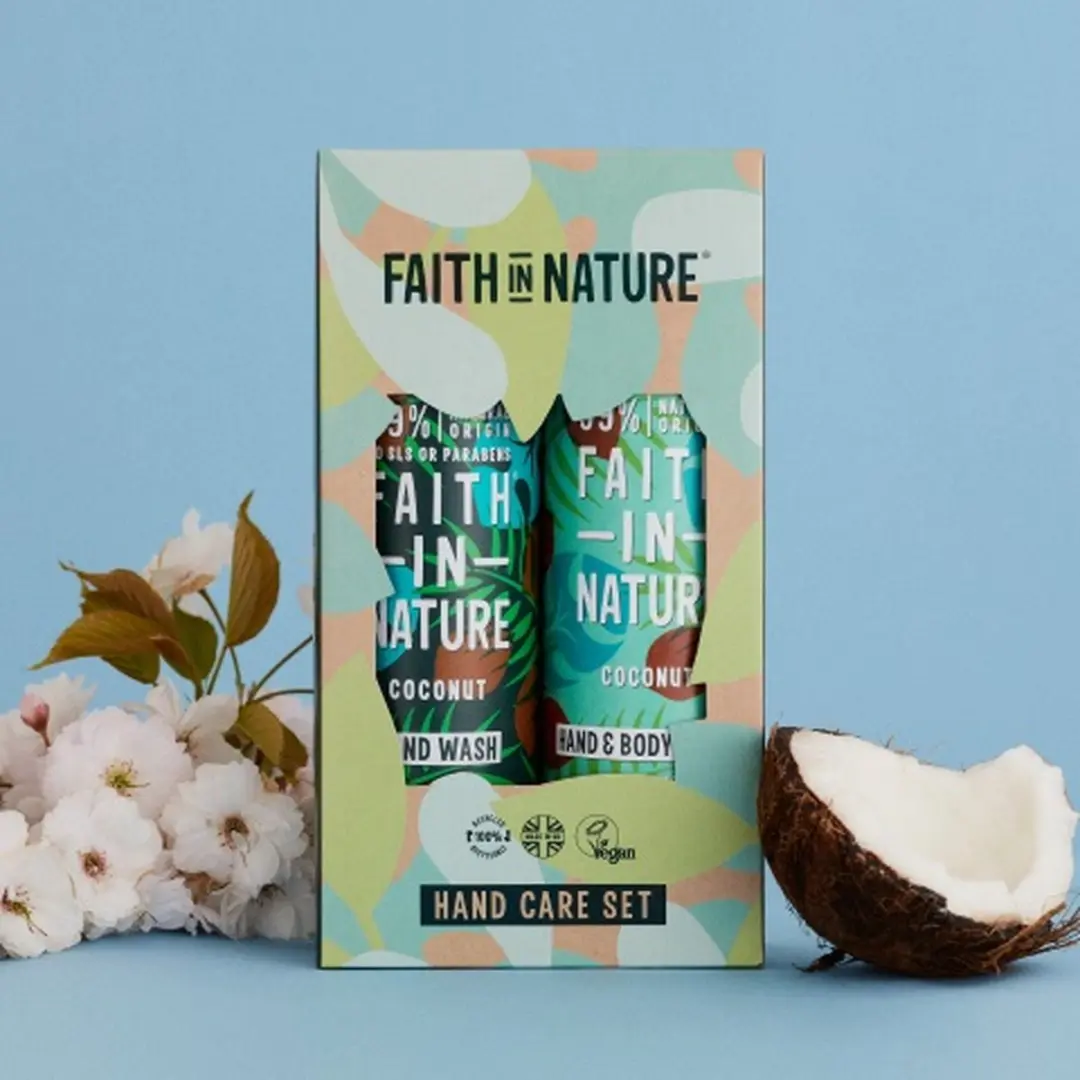 Faith In Nature Geschenkset Hand Care Coconut - 800ml