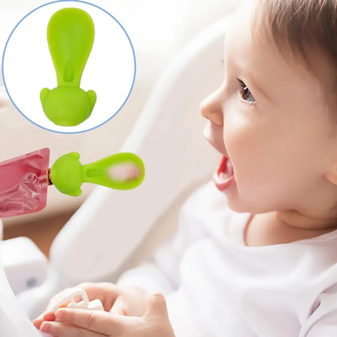 ECTEATOY Siliconen Babyvoedingsset 4-delig - Zachte Mondstukken - Lekvrij