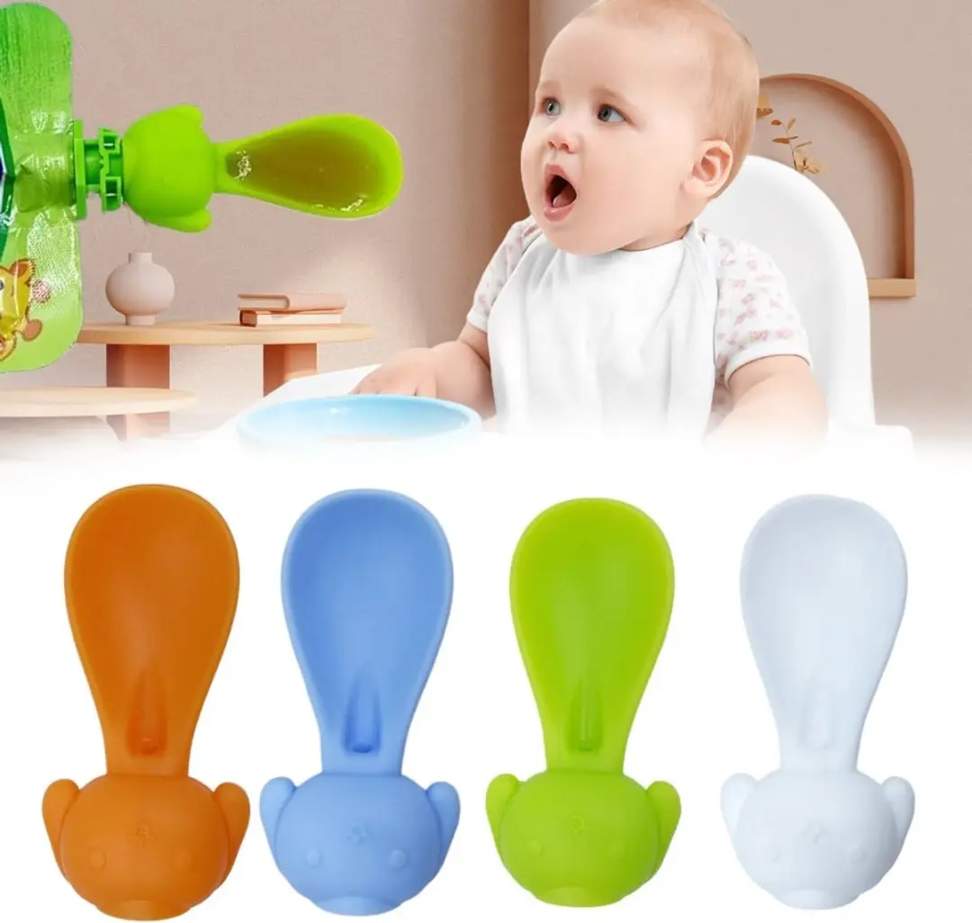 ECTEATOY Siliconen Babyvoedingsset 4-delig