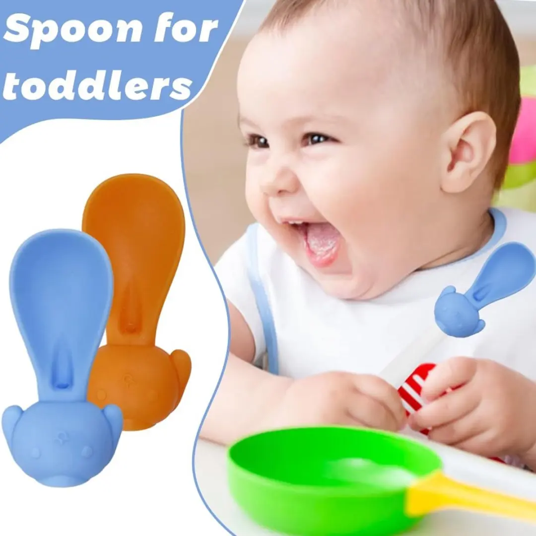 ECTEATOY Siliconen Babyvoedingsset 4-delig - Zachte Mondstukken - Lekvrij
