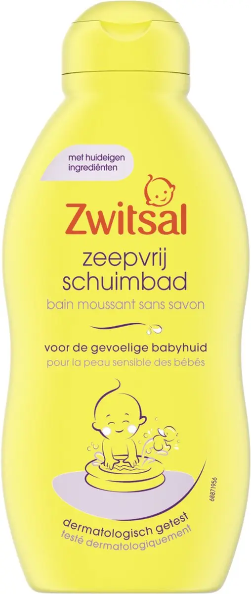 Zwitsal Baby Zeepvrij Schuimbad 200ml