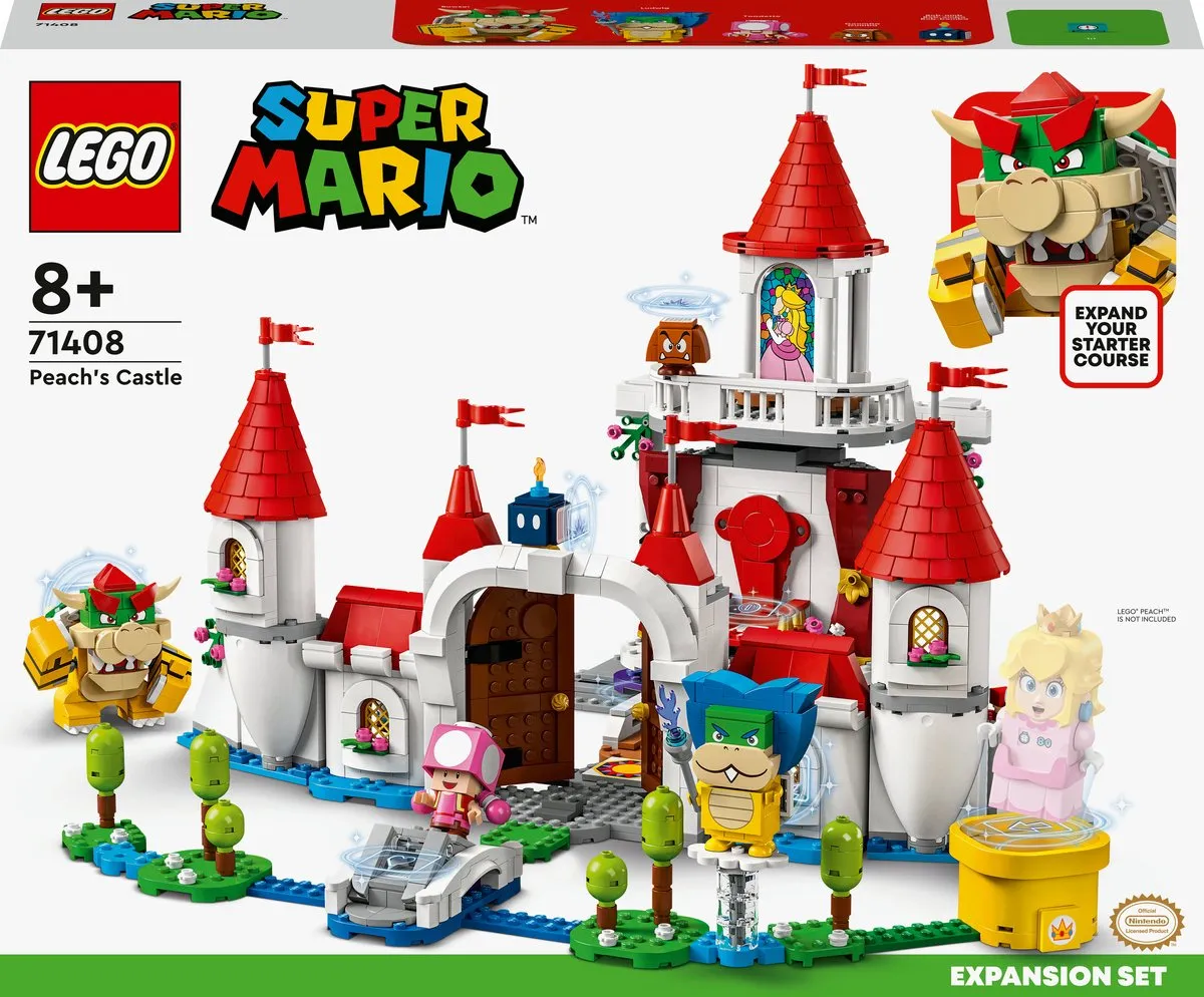 LEGO Super Mario Peach’ Kasteel Uitbreidingsset 71408