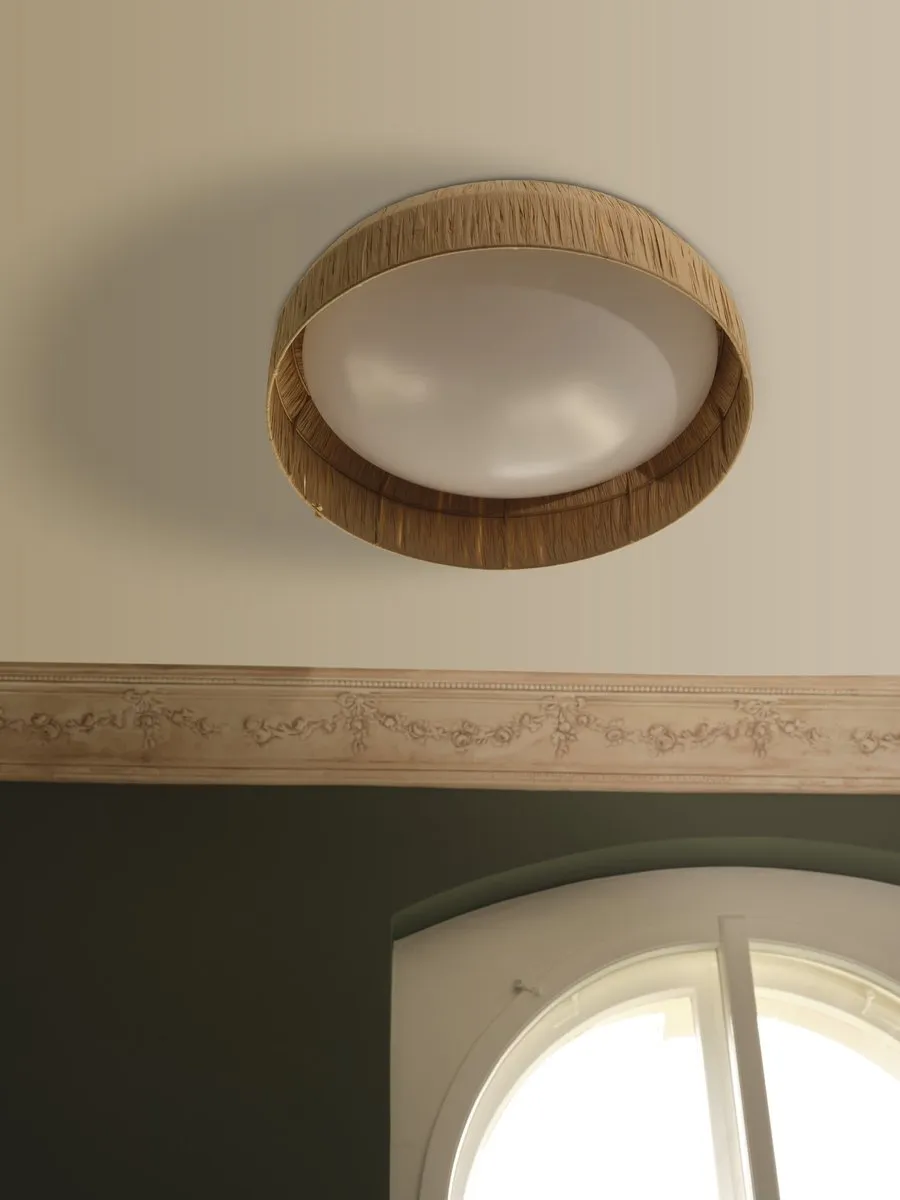 LEDVANCE Decor Bamboo Paper Plafondlamp 28W - Warm wit