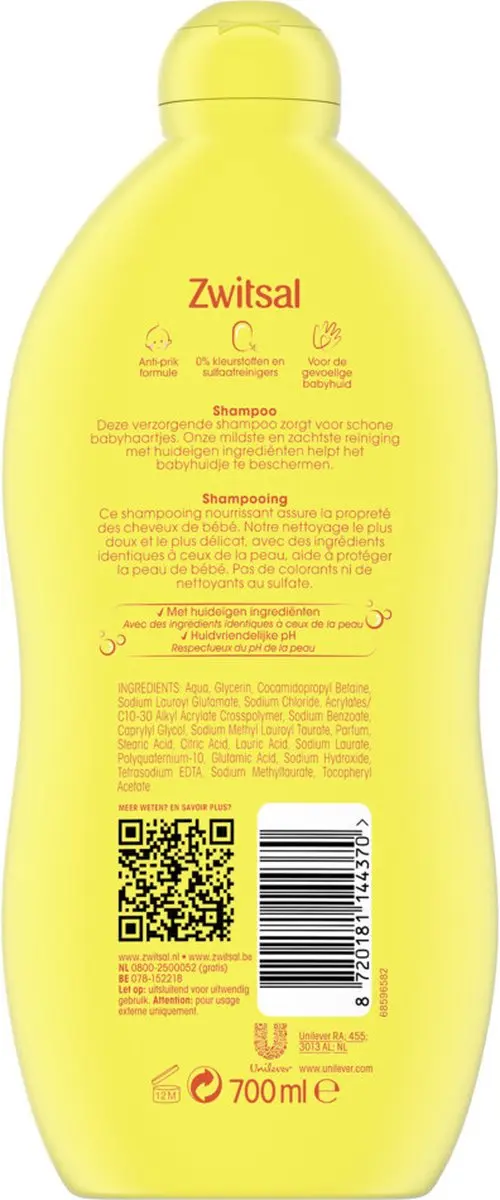 Zwitsal Shampoo 700ml