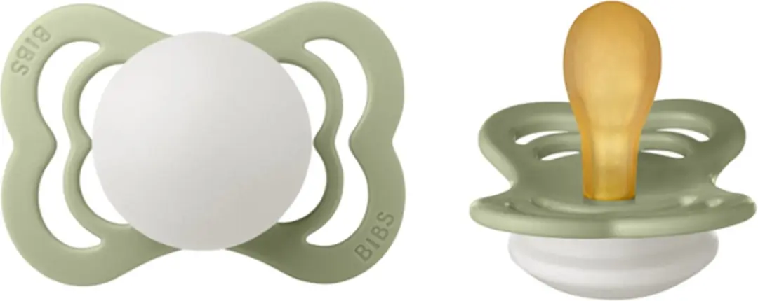 BIBS Supreme Glow in the Dark Sage Fopspeen