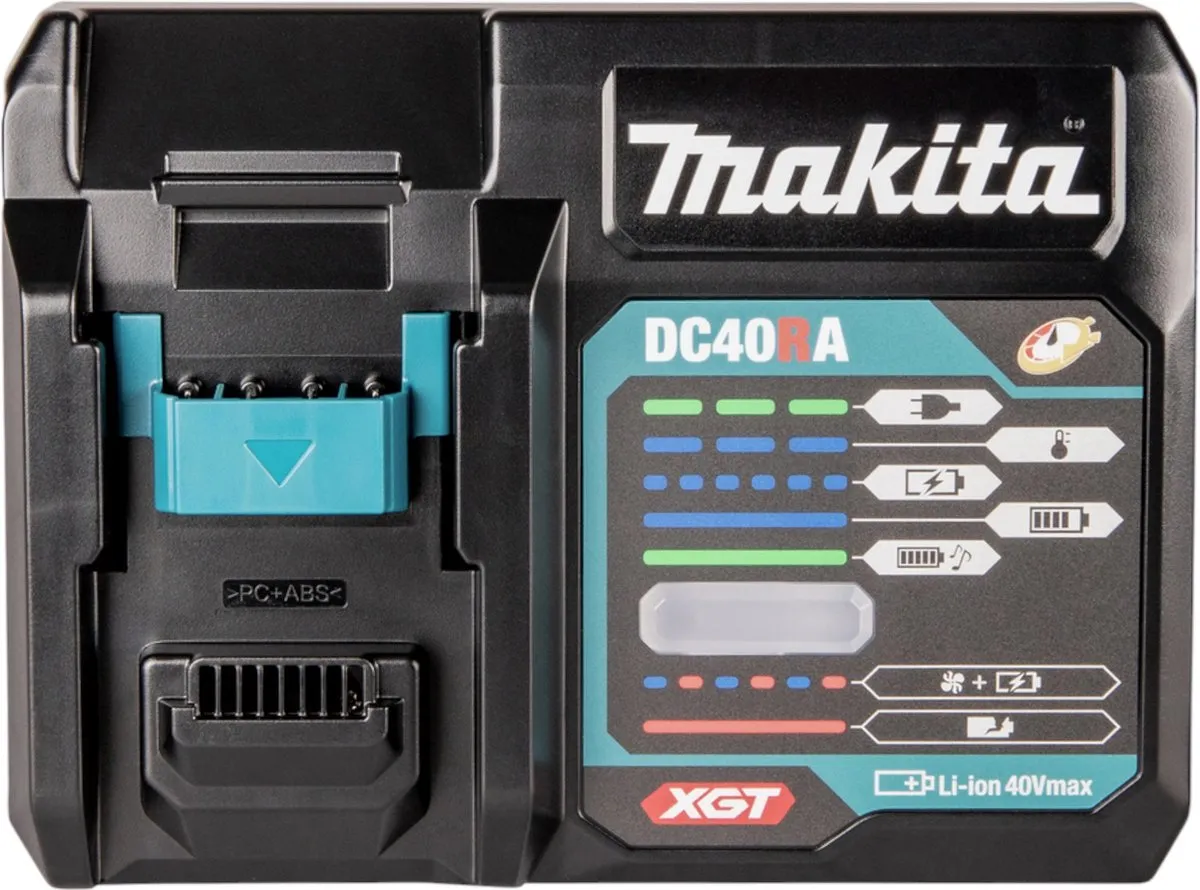 Makita Power Source Kit 3x BL4050F 40V 5.0Ah + DC40RA Lader + Makpac