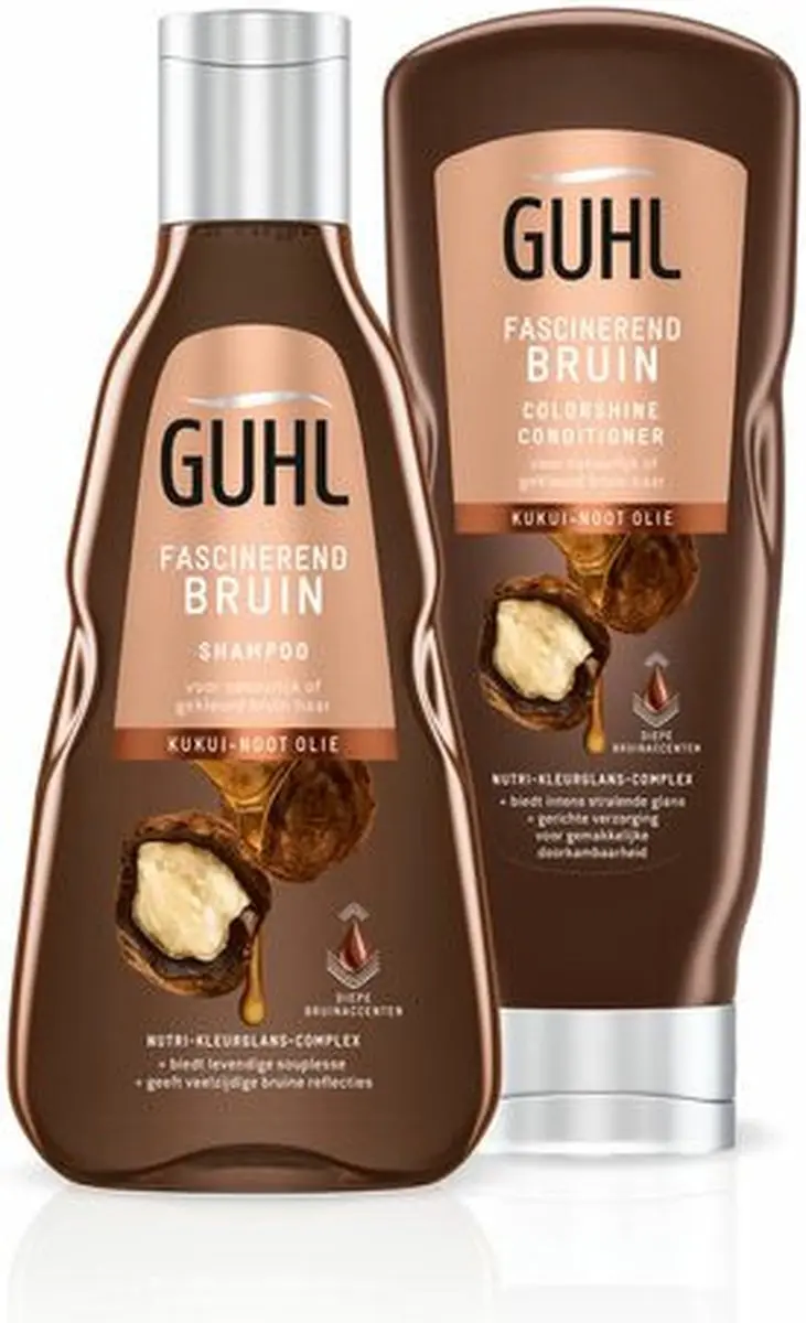 Guhl Fascinerend Bruin Shampoo - 4x250ml