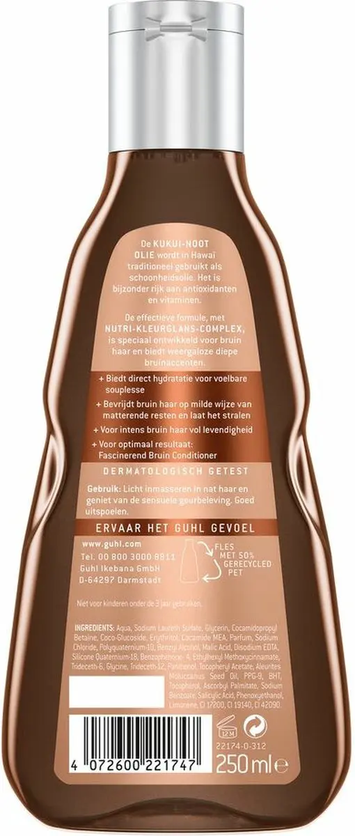 Guhl Fascinerend Bruin Shampoo - 4x250ml