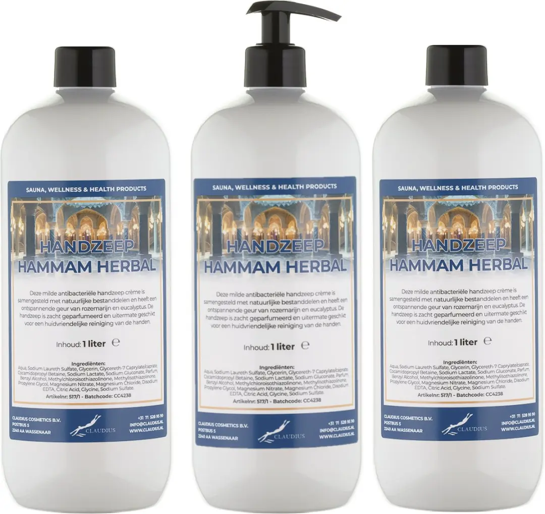 Splashbox Cosmetics Hammam Herbal Handzeep 1L