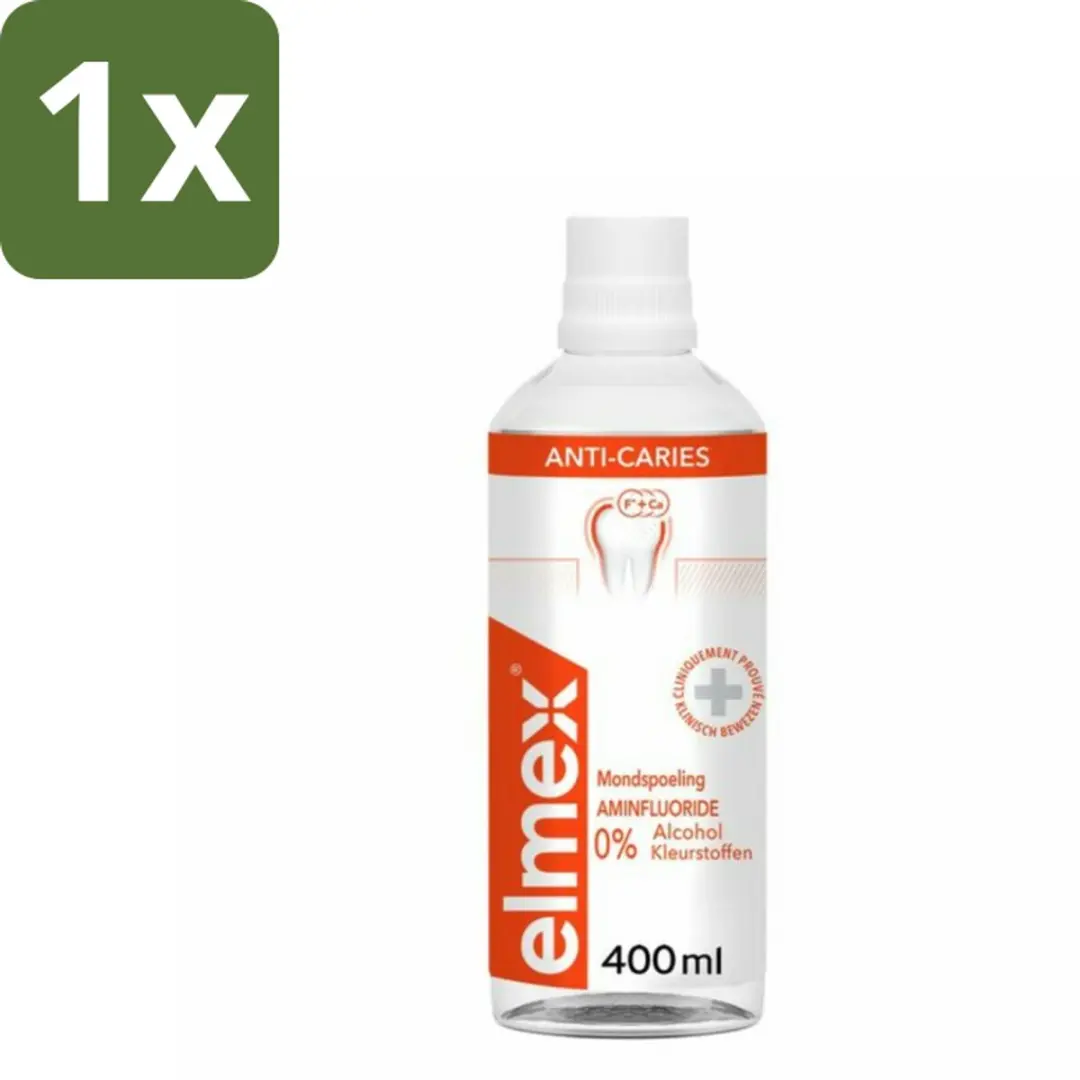 Elmex Anti-Cariës Mondspoeling 400ml - afbeelding 6 van 6