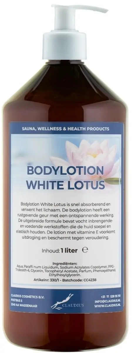 Splashbox Cosmetics Bodylotion White Lotus 1L - 1 Stuks