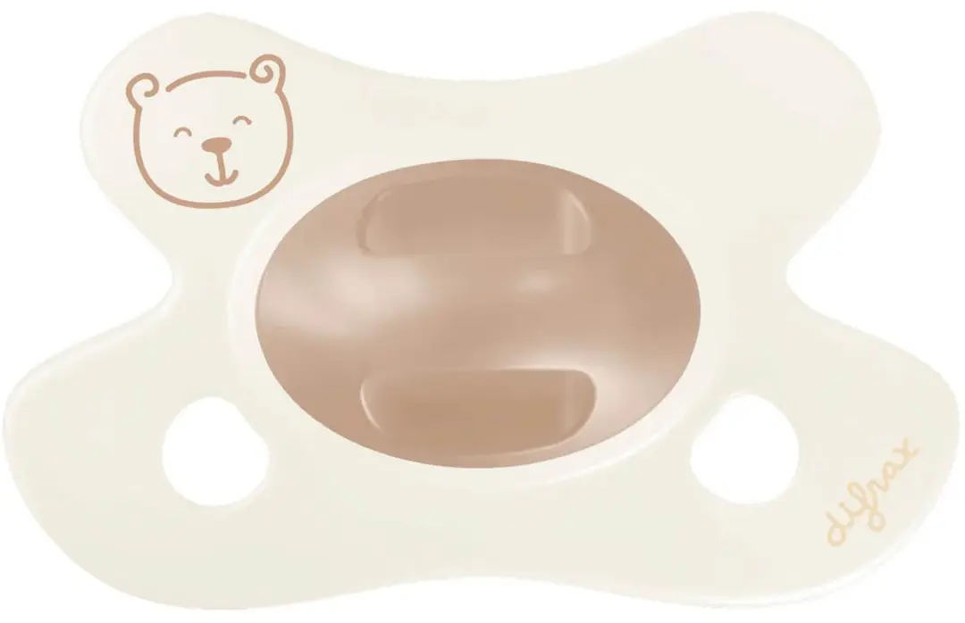Difrax Natural Fopspeen Newborn Little Brown Bear