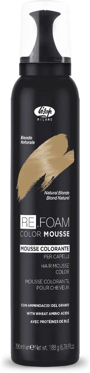 Lisap Re.Foam Color Mousse Natuurlijk Blond 200ml