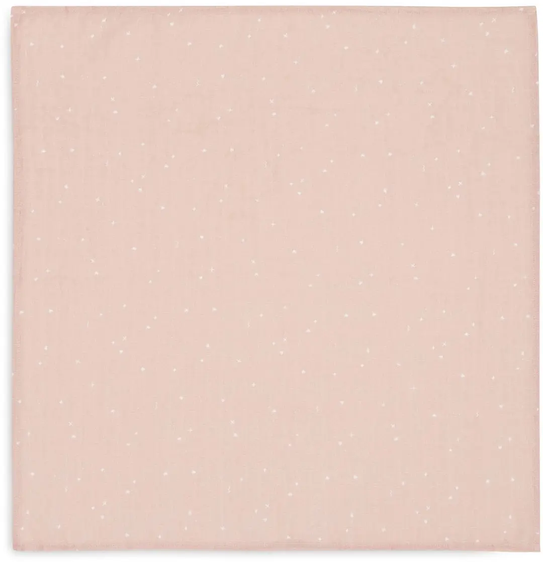 Jollein Hydrofiele Doekjes Small 70x70cm Twinkling Wild Rose - 3 Stuks