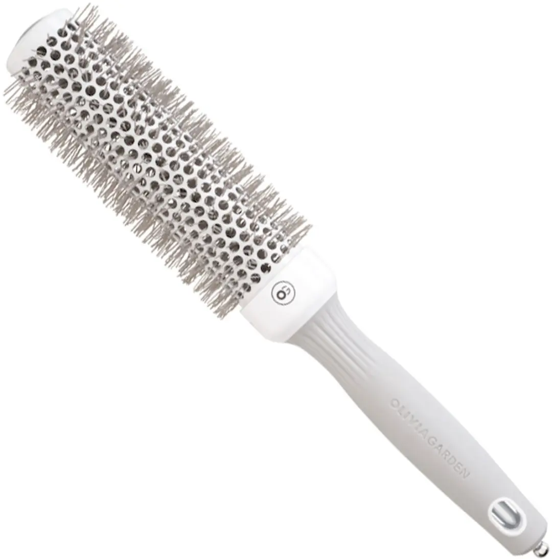 Olivia Garden Expert Blowout Speed Wavy Föhnborstel - Wit-Grijs