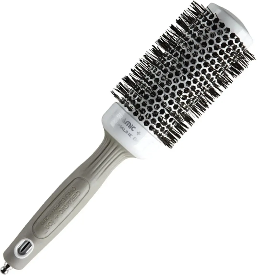 Olivia Garden Expert Blowout Speed Wavy Föhnborstel - Wit-Grijs