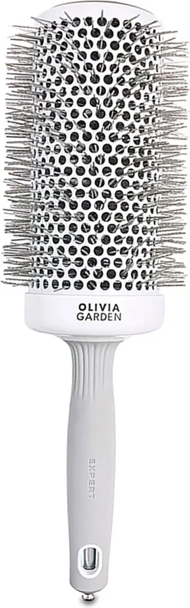 Olivia Garden Expert Blowout Speed Wavy Föhnborstel - Wit-Grijs