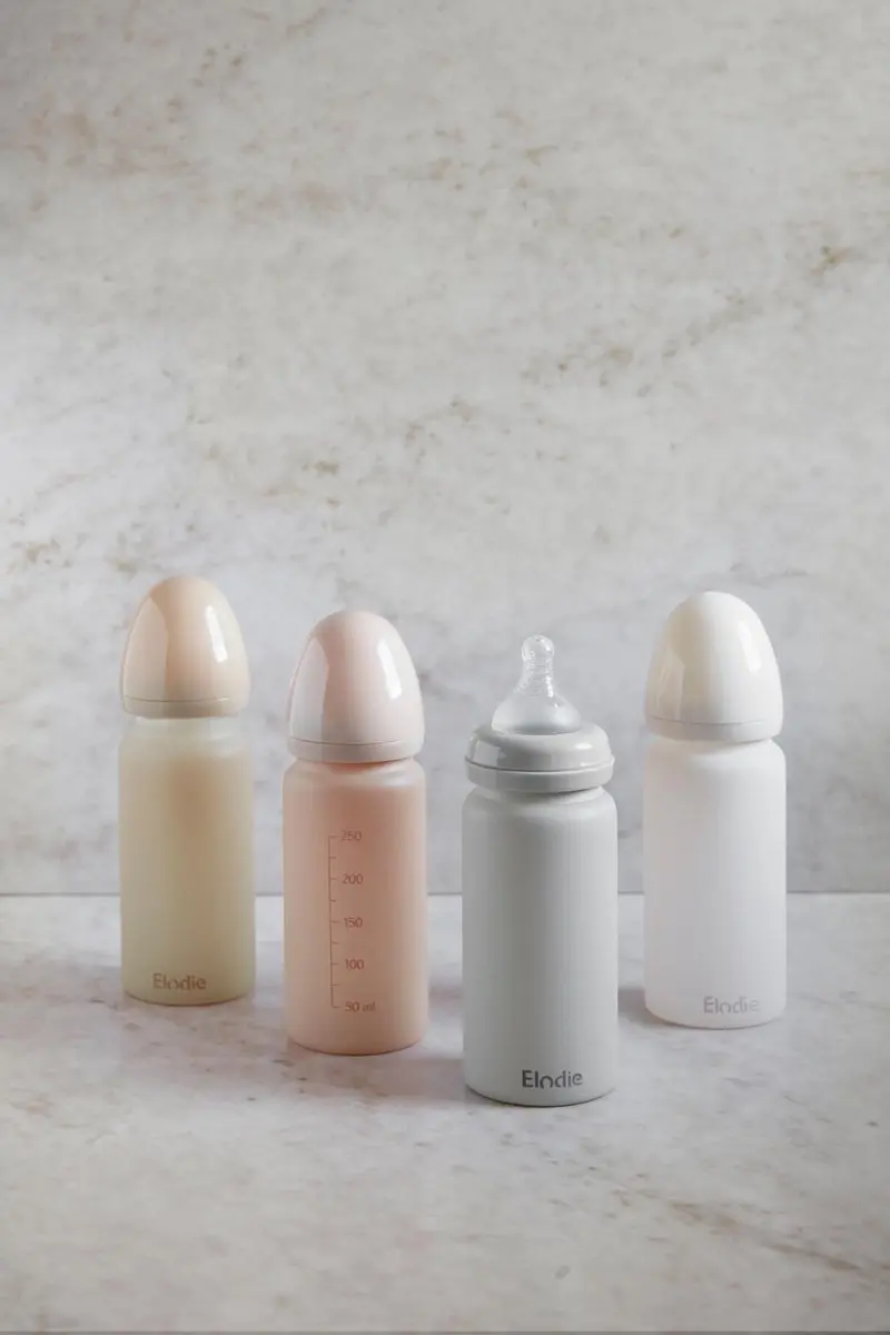 Elodie Glazen Babyfles 270ml - Vanilla White
