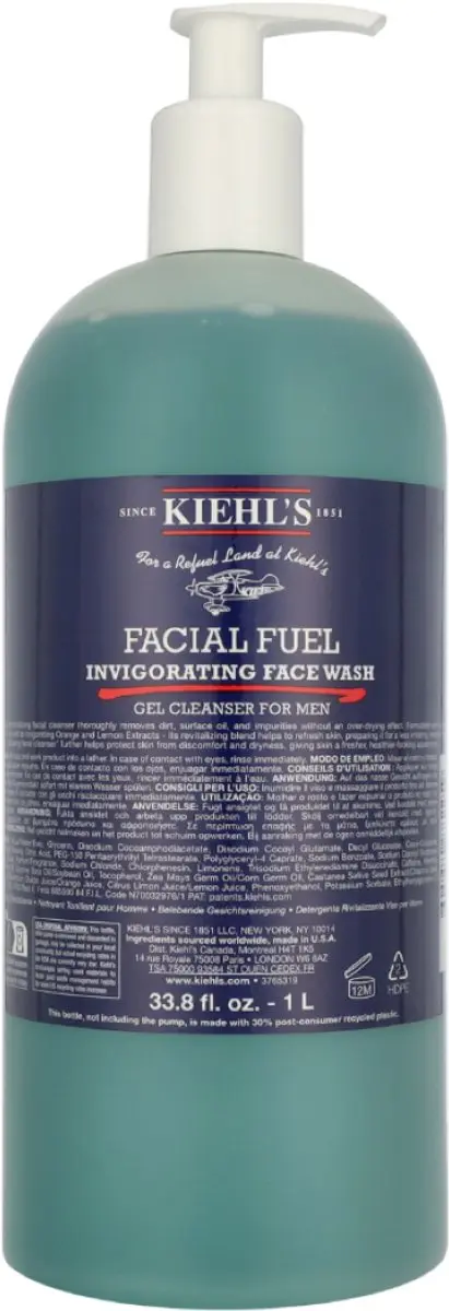 Kiehl's Facial Fuel Energizing Face Wash 1000ml